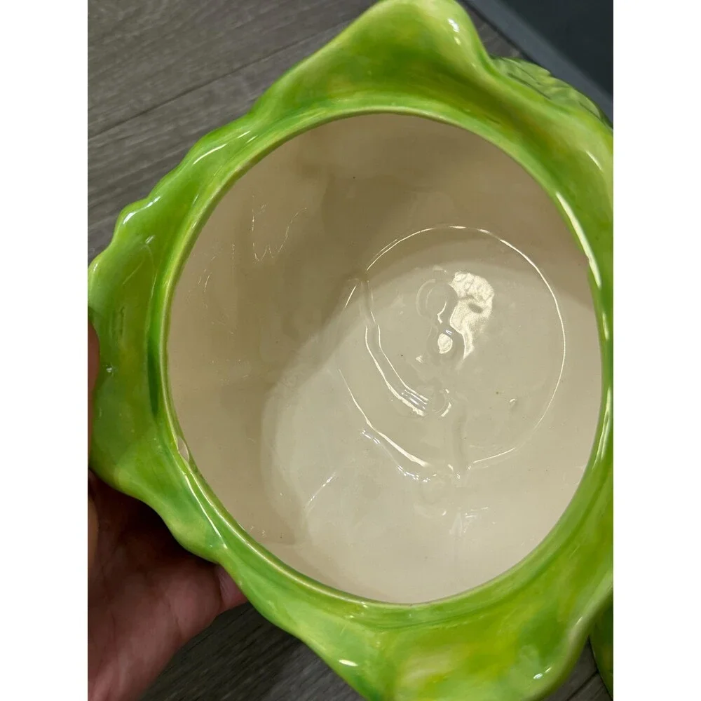 Vintage Holland Mold Bake & Serve Cabbage Tureen with Lid  (Chipped)